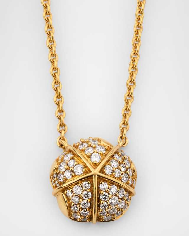 18K Terra Nova Grande Pave Diamond Necklace